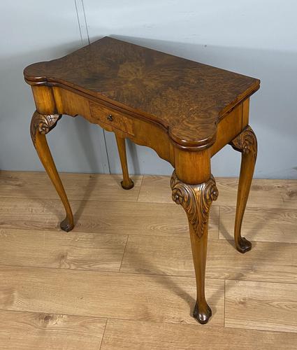 Walnut Card Table (1 of 7) Walnut Card Table (1 of 7)