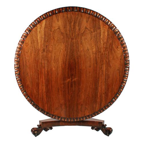 George IV Rosewood Centre Table (1 of 8)