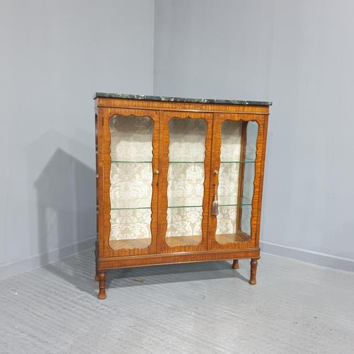 Fine Satinwood Inlaid Display Cabinet (1 of 8) Fine Satinwood Inlaid Display Cabinet (1 of 8)