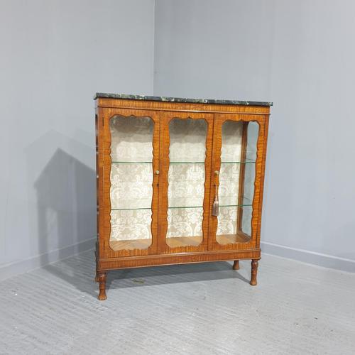 Fine Satinwood Inlaid Display Cabinet (1 of 8)