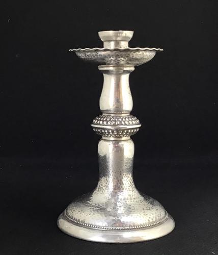 Arts and Crafts Planished Silver Plated Candlestick (1 of 5) Arts and Crafts Planished Silver Plated Candlestick (1 of 5)