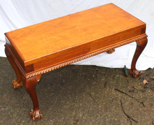 1940's Mahogany Coffee Table With Storage (1 of 4)