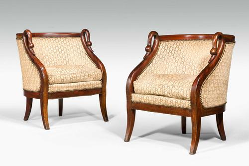Pair of Mid 19th Century Mahogany Framed French Chairs (1 of 6) Pair of Mid 19th Century Mahogany Framed French Chairs (1 of 6)