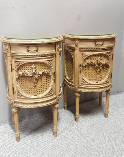 Fabulous French Bergere Bedside Cabinets (1 of 12) Fabulous French Bergere Bedside Cabinets (1 of 12)