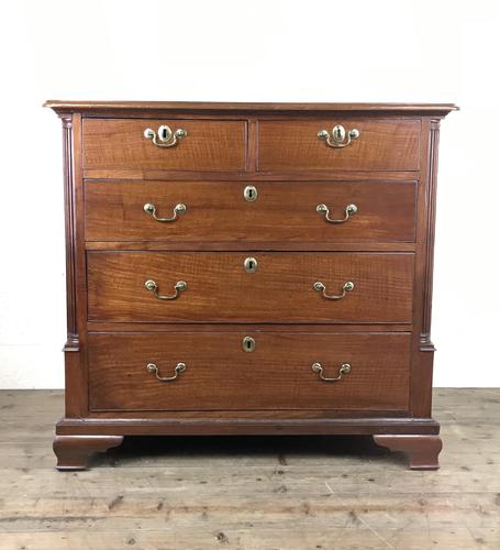 Antique George III Walnut Chest of Drawers (1 of 14)