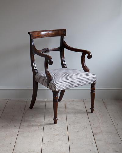 Regency Mahogany Armchair (1 of 7)