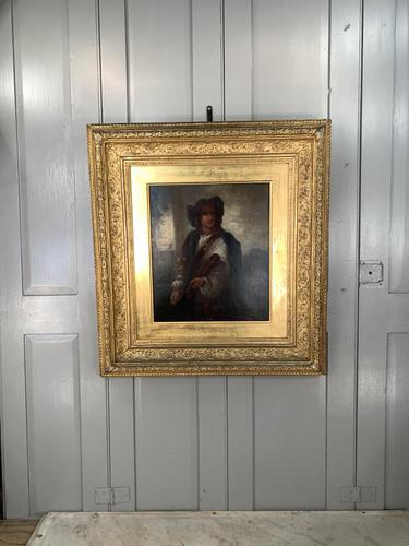 Antique Re-Raphaelite oil painting portrait of a young man with violin (2 of 2) (1 of 10) Antique Re-Raphaelite oil painting portrait of a young man with violin (2 of 2) (1 of 10)