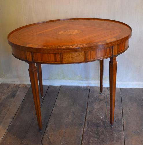 Fine Dutch Inlaid Satinwood Centre Table (1 of 10) Fine Dutch Inlaid Satinwood Centre Table (1 of 10)