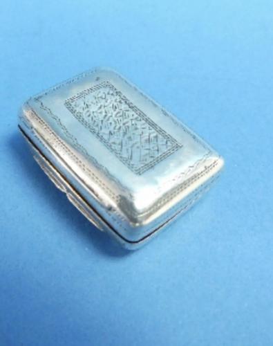 George III Silver Vinaigrette by John Shaw - Birmingham, 1819 (1 of 7)