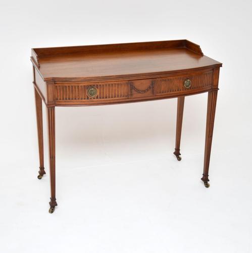 Antique Edwardian Mahogany Writing Table / Desk (1 of 11)