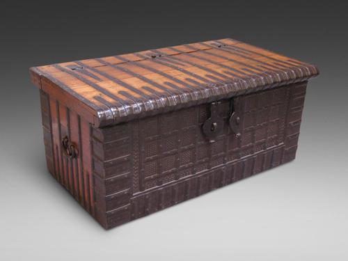 Magnificent 19th Century Teak Trunk (1 of 4)