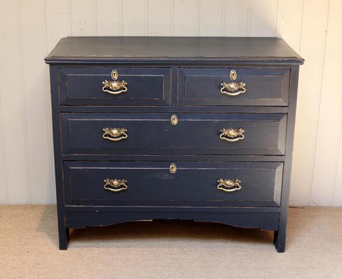 Pitch Pine Painted Chest of Drawers (1 of 11)