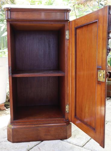 Victorian 1850s Mahogany Bedside Cupboard (1 of 9)