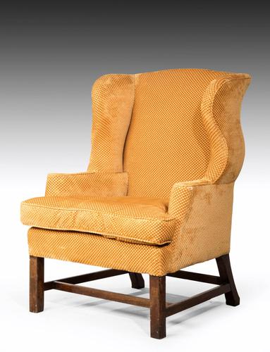 George III Period Mahogany Wing Chair (1 of 5) George III Period Mahogany Wing Chair (1 of 5)