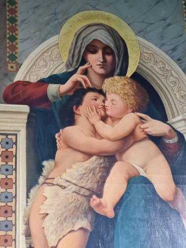 William-Adolphe Bouguereau 'la Rochelle 1825-1905' Copy of Madonna Enthroned (1 of 8) William-Adolphe Bouguereau 'la Rochelle 1825-1905' Copy of Madonna Enthroned (1 of 8)