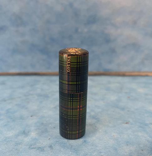 Rare Victorian Circular “Louise” Tartan Ware (1 of 10)