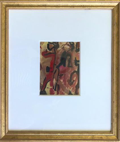 Original Gouache Painting '2 Figures Dancing' by Doreen Heaton Potworowski. 1920-2014. Initialled c.1970. Framed (1 of 1) Original Gouache Painting '2 Figures Dancing' by Doreen Heaton Potworowski. 1920-2014. Initialled c.1970. Framed (1 of 1)