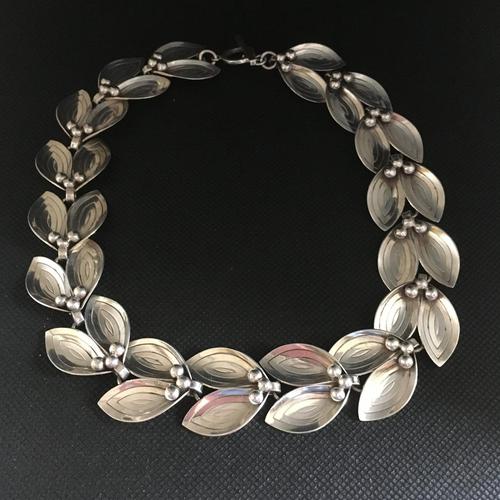 Danish Sterling Silver Necklace by Aare & Krogh. 1950s (1 of 5)