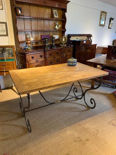 Spanish Wrought Iron Based Table (1 of 6) Spanish Wrought Iron Based Table (1 of 6)