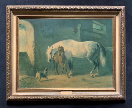 Aft: Emil Volkers Beautiful Vintage Framed Equestrian Print On Board (1 of 12) Aft: Emil Volkers Beautiful Vintage Framed Equestrian Print On Board (1 of 12)