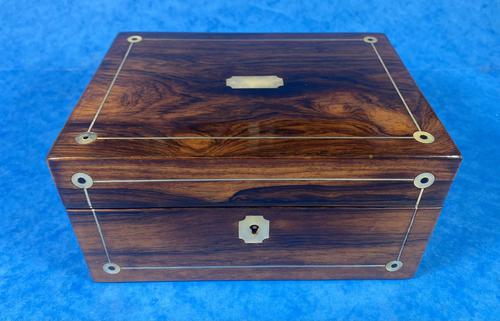 Rosewood Jewellery Box c.1830 (1 of 9)