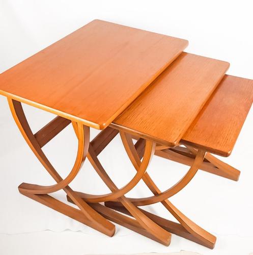 Teak Nathan Nest of Tables (1 of 10) Teak Nathan Nest of Tables (1 of 10)
