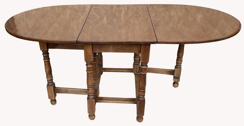 Good Quality Solid Oak Drop Leaf Table (1 of 6)