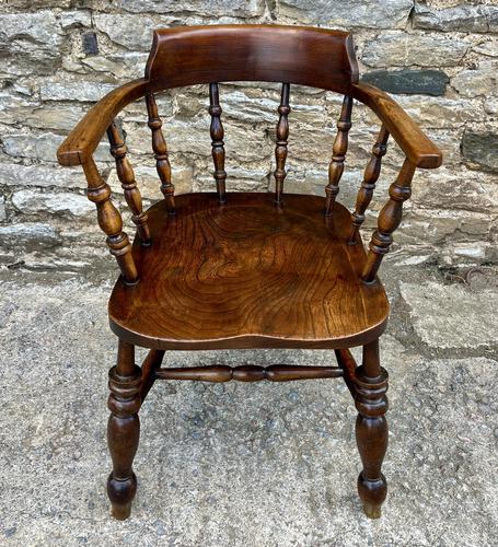 Antique Elm Captains Chair (1 of 10)