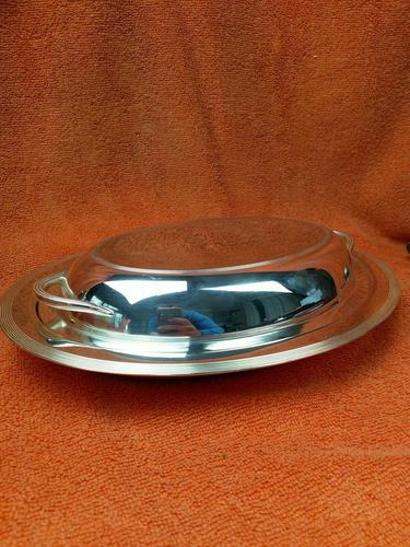 Antique Silver Plate James Dixon & Son Art Deco Serving Dish & Lid C1920 (1 of 10)