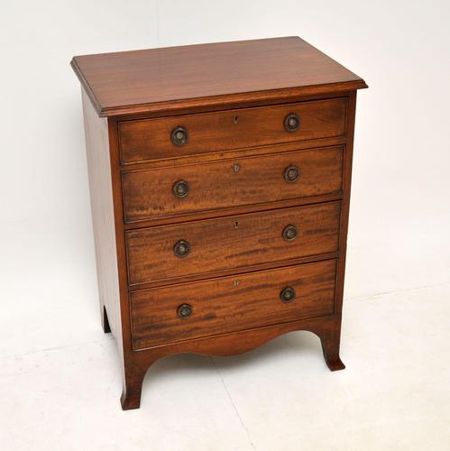 Antique  Georgian Mahogany Chest of Drawers (1 of 10)