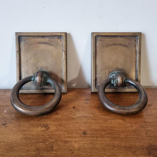 Pair of Mid 20th Century Bronze Door Knockers (1 of 7)