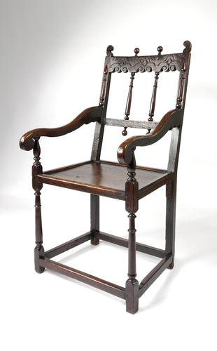 Rare 17th Century Derbyshire Wainscot Chair (1 of 10) Rare 17th Century Derbyshire Wainscot Chair (1 of 10)