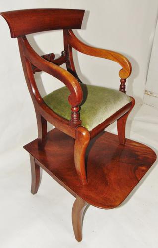 Regency Mahogany Child's Chair on Stand (1 of 7)