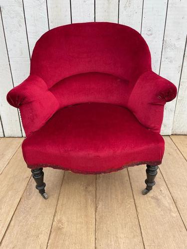 Antique French Tub Chair (1 of 7) Antique French Tub Chair (1 of 7)
