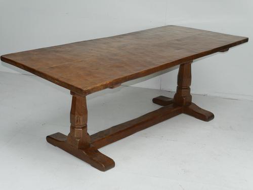 Rare Mouseman 1930s Refectory Table (1 of 1)