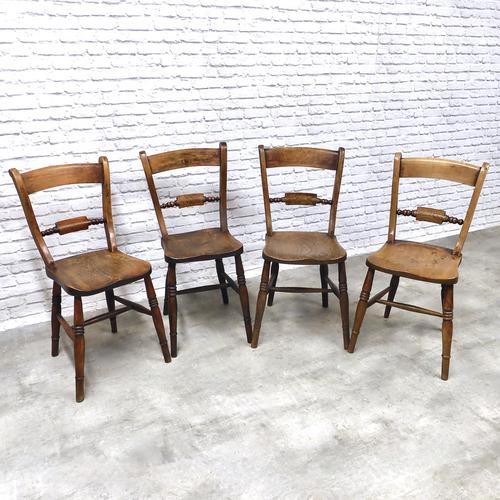 Near Set of 4 Windsor Barback Chairs (1 of 5) Near Set of 4 Windsor Barback Chairs (1 of 5)