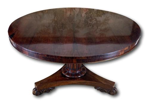 English Regency Rosewood Centre Table (1 of 9)