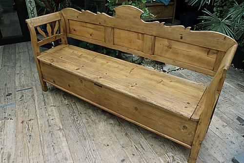 Fabulous Old (Victorian) Hungarian Box/ Storage/ Hall Bench (1 of 11)