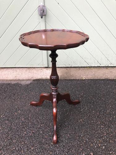 Antique Mahogany Tripod Wine Table (har) (1 of 3)