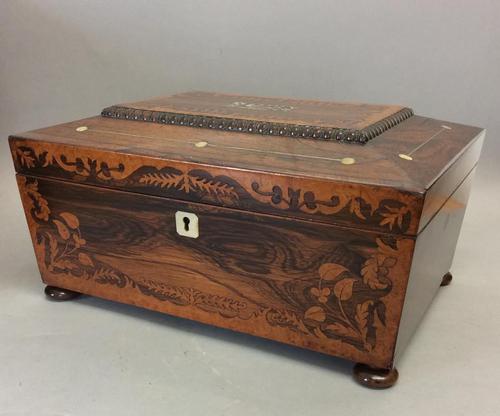Early 19th Century Rosewood Work Box (1 of 5) Early 19th Century Rosewood Work Box (1 of 5)