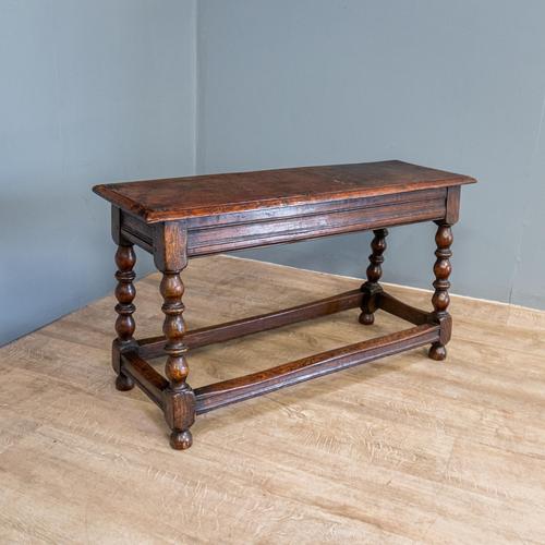 20th Century Long Oak Stool (1 of 5) 20th Century Long Oak Stool (1 of 5)