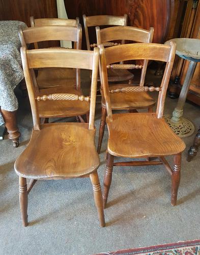 Antique Kitchen Chairs (1 of 6)