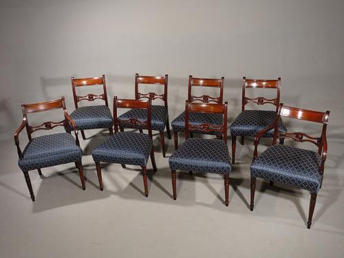 Exceptional Set of 8 Late George III Period Mahogany Framed Chairs (1 of 5) Exceptional Set of 8 Late George III Period Mahogany Framed Chairs (1 of 5)