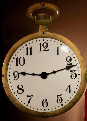 Very Large Pocket Watch Clock makers Enamel Double Sided Shop Window Sign (1 of 9) Very Large Pocket Watch Clock makers Enamel Double Sided Shop Window Sign (1 of 9)
