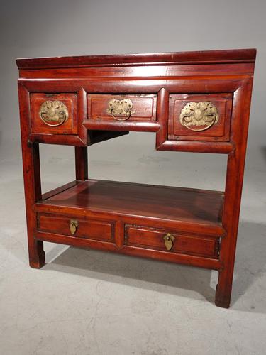 Attractive Late 19th Century 5 Drawer Side Table (1 of 4) Attractive Late 19th Century 5 Drawer Side Table (1 of 4)