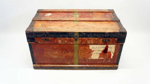 WW1 Era Marshall Campaign Chest / Trunk, Labels & Provenance (1 of 23)