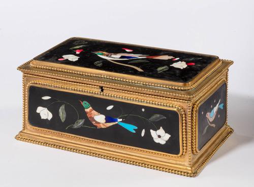 Late 19th Century Italian Pietra Dura Casket (1 of 5) Late 19th Century Italian Pietra Dura Casket (1 of 5)