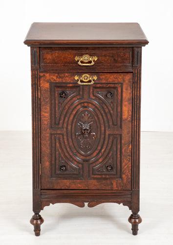 Good Quality Carved Walnut Cabinet (1 of 8)