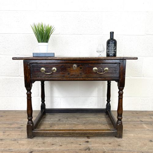 Antique Georgian Oak Side Table (1 of 10) Antique Georgian Oak Side Table (1 of 10)