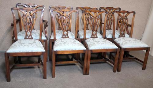 Set of Eight Mahogany Chippendale Style Chairs G.t.rackstraw - Droitwich (1 of 12) Set of Eight Mahogany Chippendale Style Chairs G.t.rackstraw - Droitwich (1 of 12)